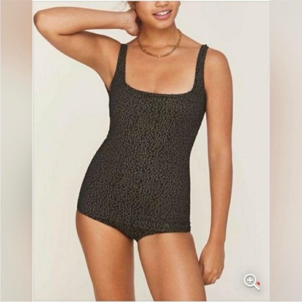 Demi Moore X Andie Swim The Marseilles One Piece In Black/Gold